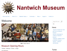 Tablet Screenshot of nantwichmuseum.org.uk